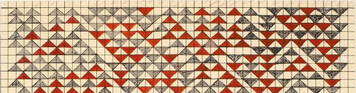 Anni Albers, Study for Camino Real, 1967 (fragmento)